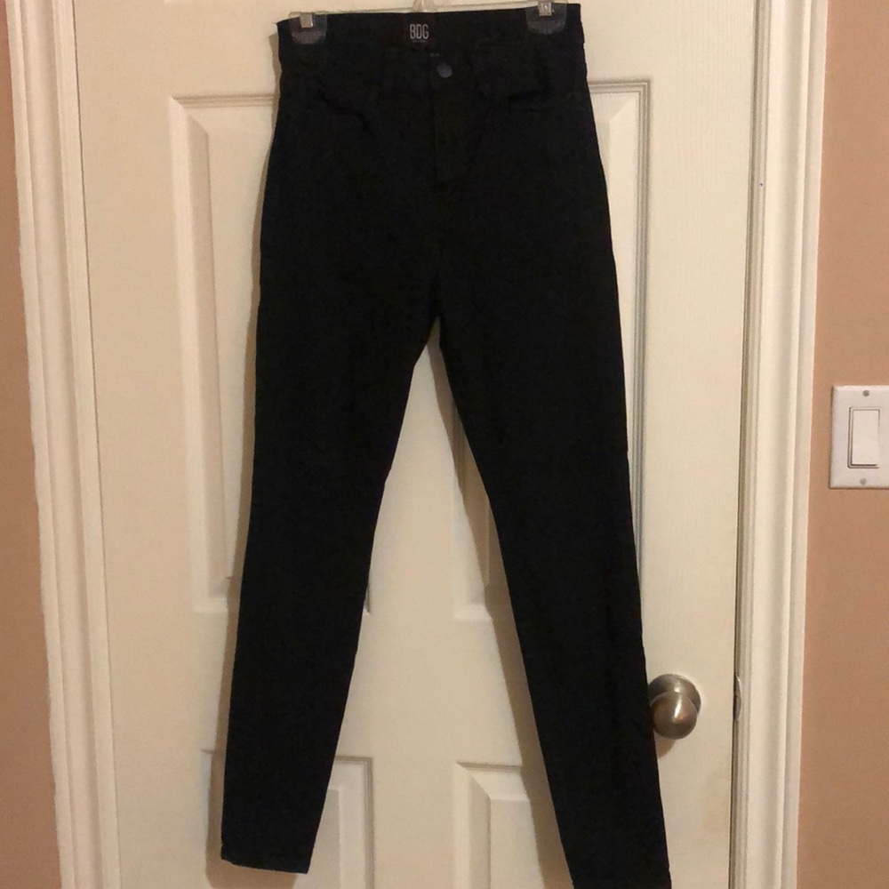 Black high rise BDG jeans